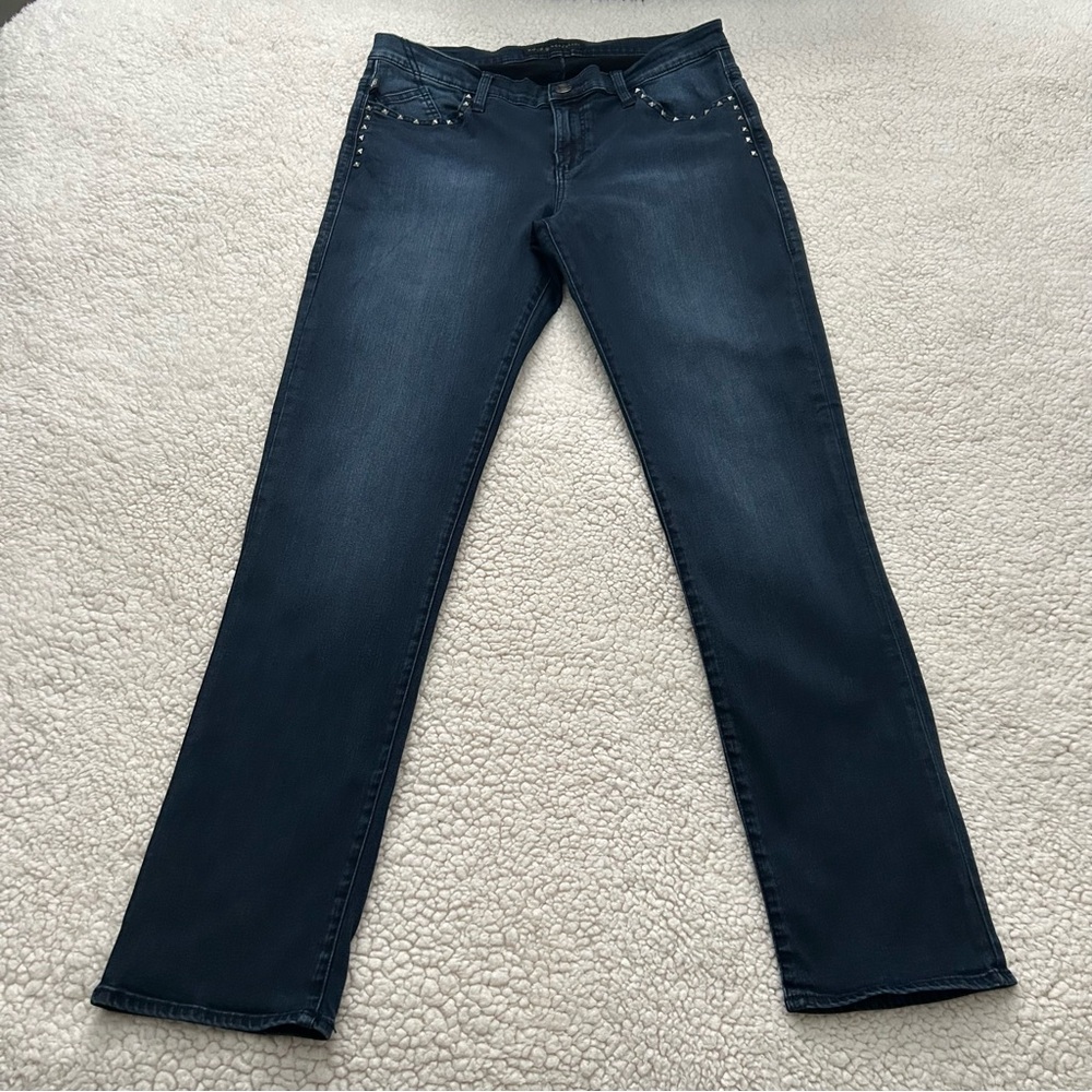 Rock & Republic Dark Blue Straight Leg Jeans